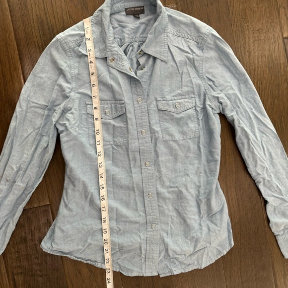 Jacob Annexe 100% Cotton Long Sleeve Button Down - Picture 9 of 12